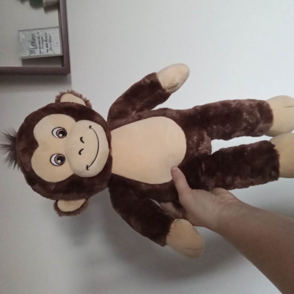 NWOT🌈  Build-A-Bear Brown Monkey Plush BABW